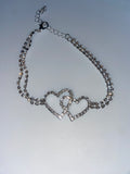 Heart ankle bracelet